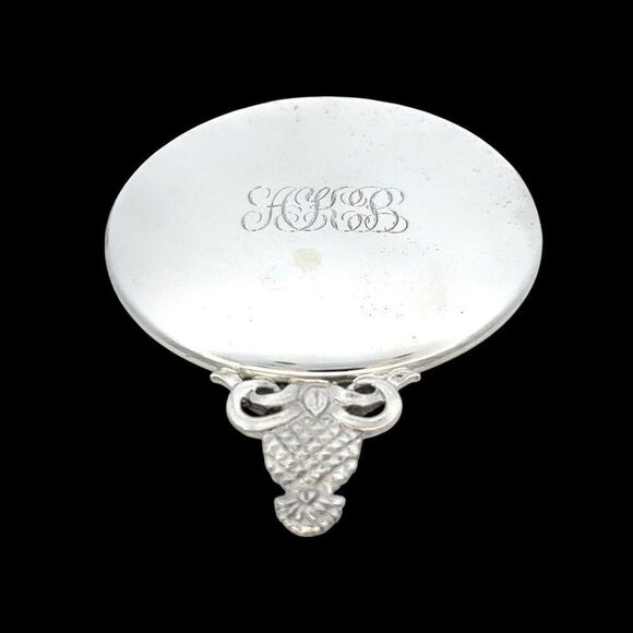 Tiffany & Co Pineapple Hand Mirror Sterling Silver 58 Grams Estate TIF879 - Picture 1 of 10